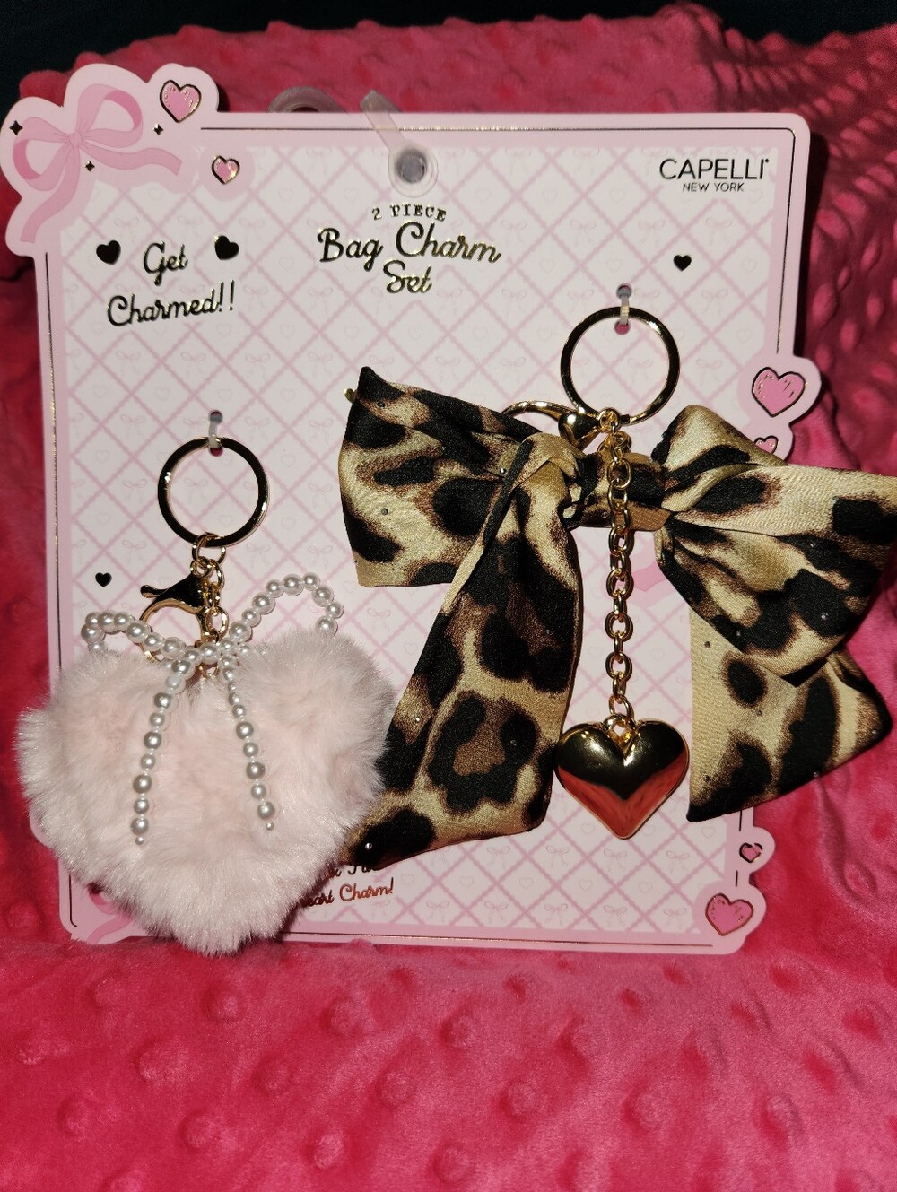 Bag Charm Set By CAPELLI   NWT